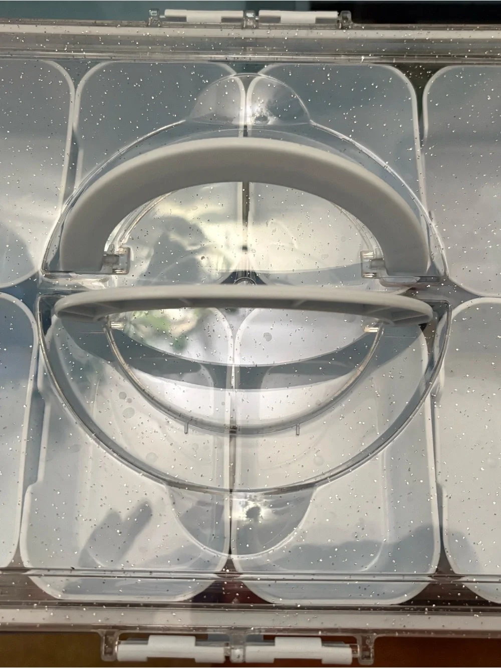 Target Clear/White Plastic Meal Prep Container with Dividers